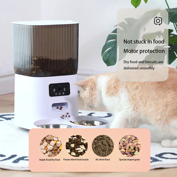 PetPal 5L Smart Feeder with Camera & Dual Bowls