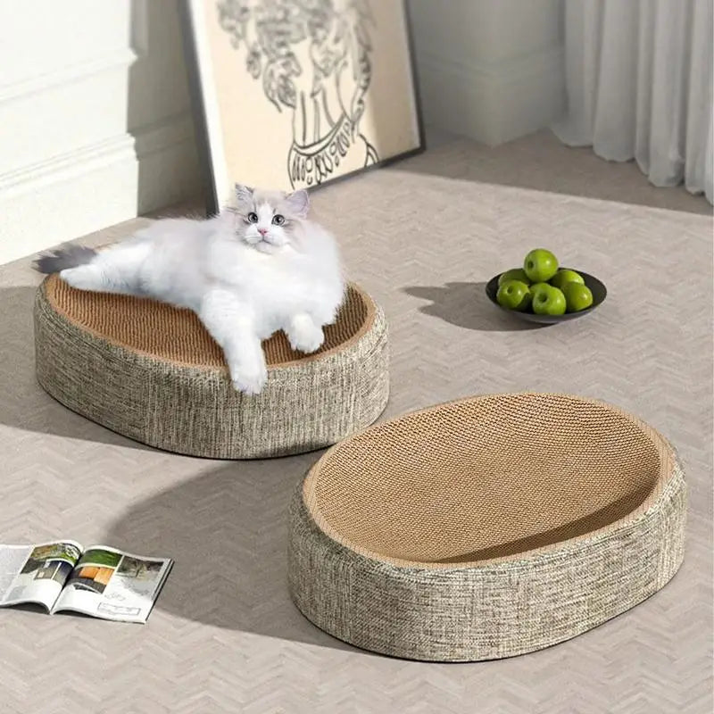 Oval Sisal Cat Scratch & Sleep Pad
