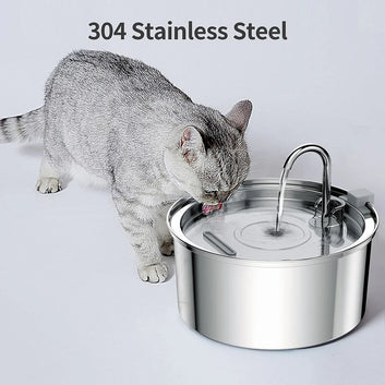 SmartFlow Stainless Steel Pet Water Fountain