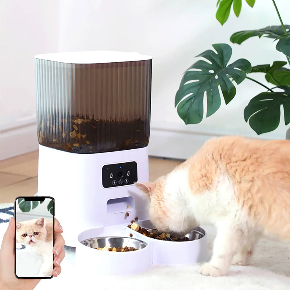 PetPal 5L Smart Feeder with Camera & Dual Bowls