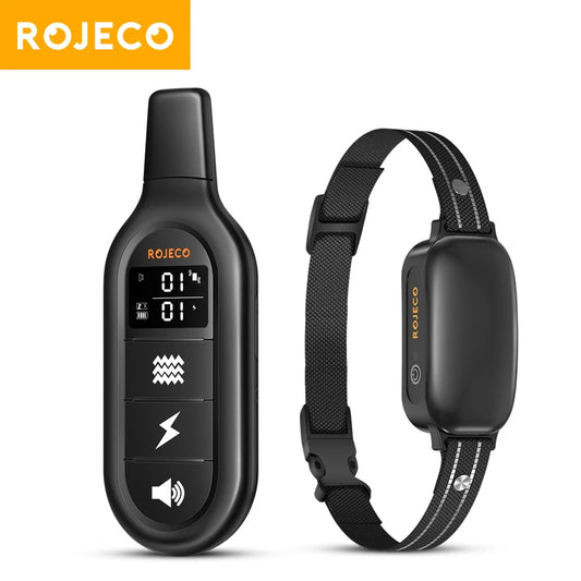 ROJECO Rechargeable Waterproof Dog Training Collar