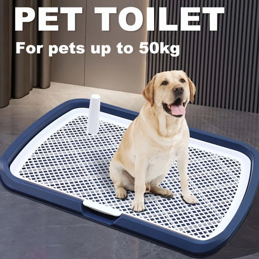 PawClean Plastic Dog Potty Training Tray with Removable Net