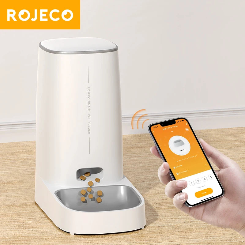 Smart WiFi Pet Feeder – Automatic Food Dispenser