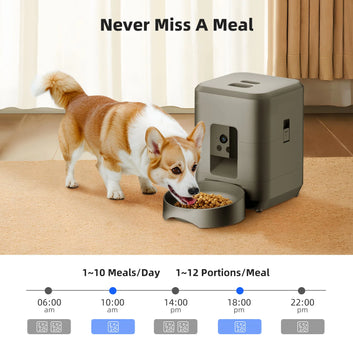 SmartView 2L Automatic Pet Feeder with Wi-Fi & Camera