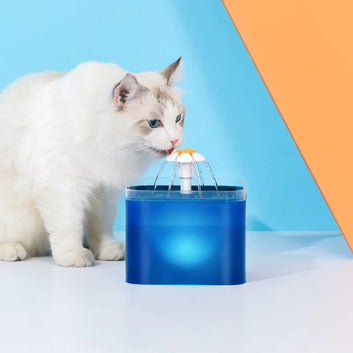 HydroFlow 2L Pet Water Fountain with LED Light