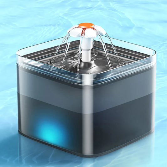 HydroFlow 2L Pet Water Fountain with LED Light